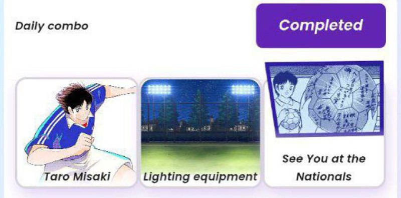 Captain Tsubasa Daily Combo Today 1 Febr…